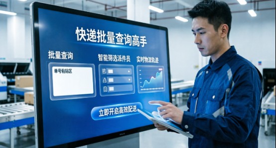 快递批量查询高手：一键导入单，派件员智能筛选，物流管理从未如此轻松
