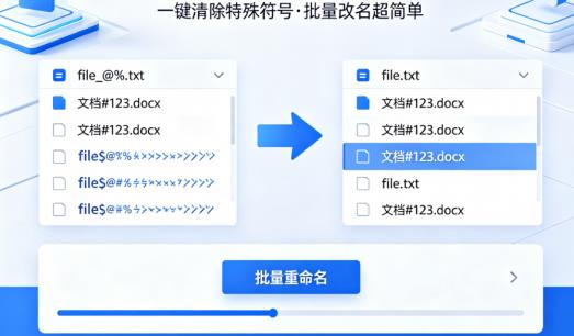 乱码文件名救星来了！一键清除特殊符号，批量改名超简单！