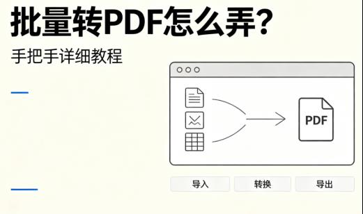 别再浪费时间了！这款“首助编辑高手”让你批量转PDF轻松又高效