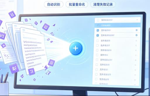 文件名乱码改到崩溃？别手动删了！这个“一键智能清除”功能，3秒救回你的文件
