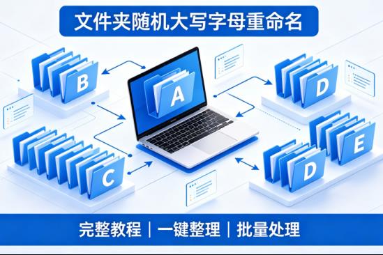 拒绝重复劳动！教你一键生成随机大写字母文件夹名，办公效率拉满
